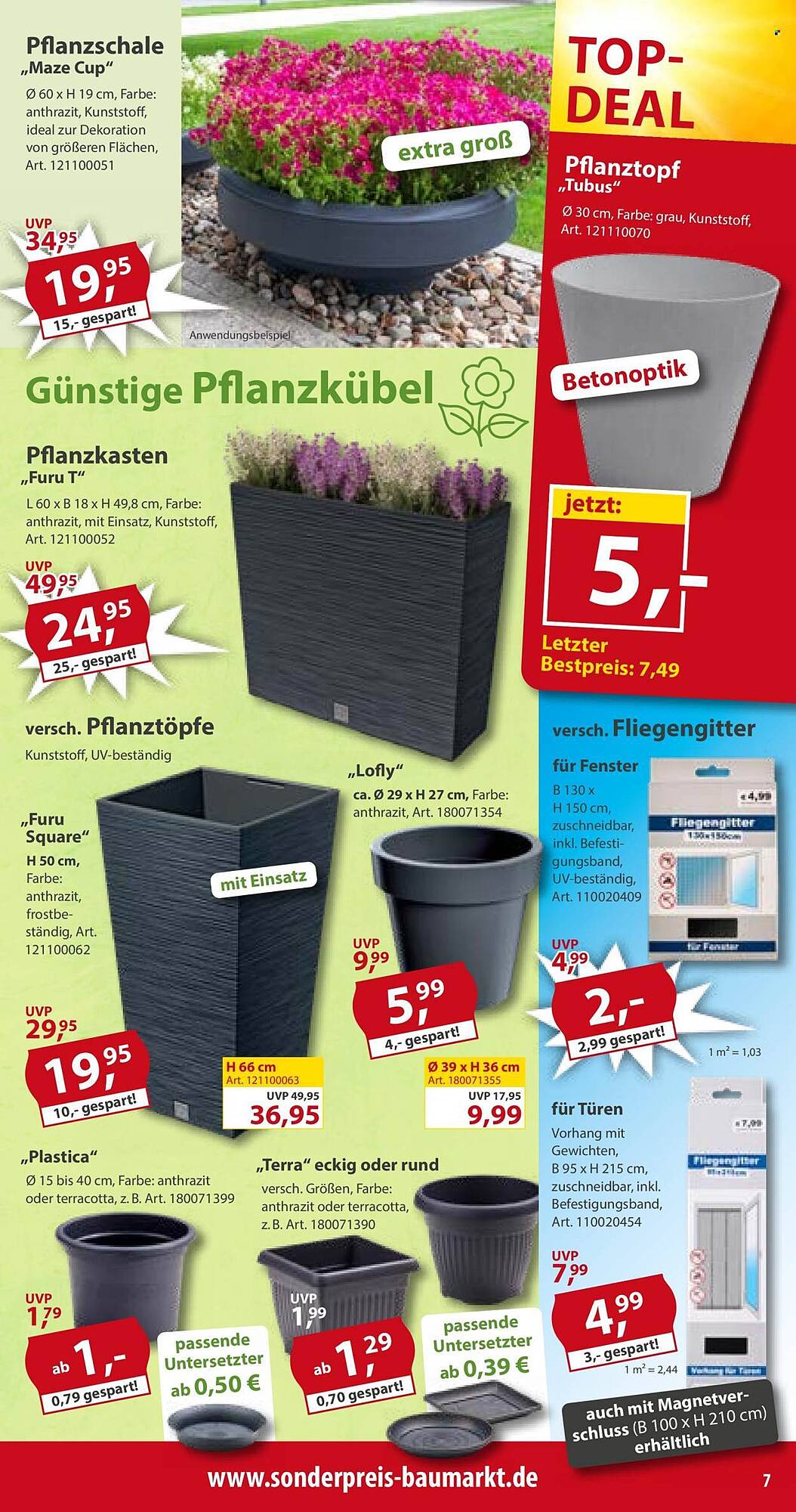 Sonderpreis Baumarkt Prospekt - Pagina 7