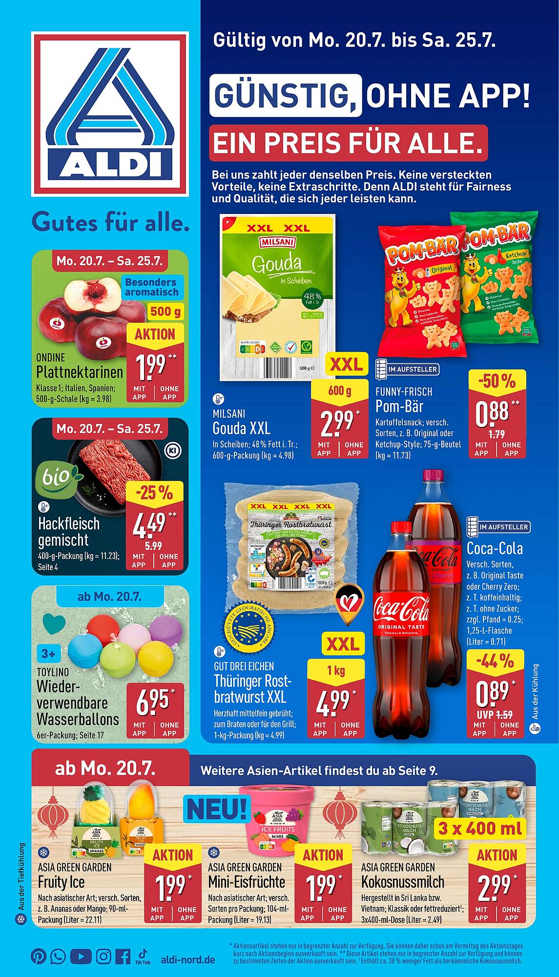 Aldi Nord Prospekt - Pagina 1