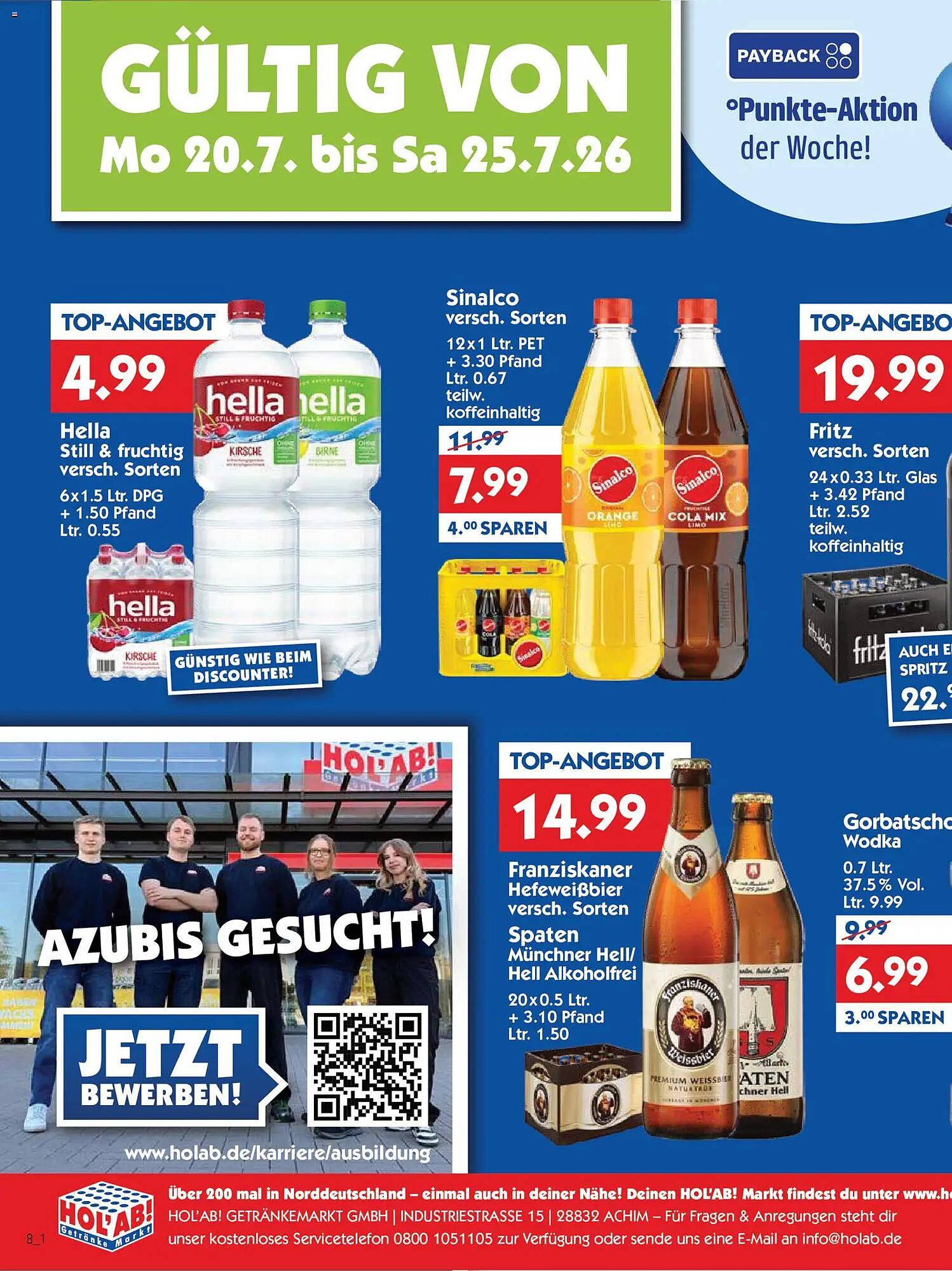 Hol'ab Getränkemarkt Prospekt - Pagina 2