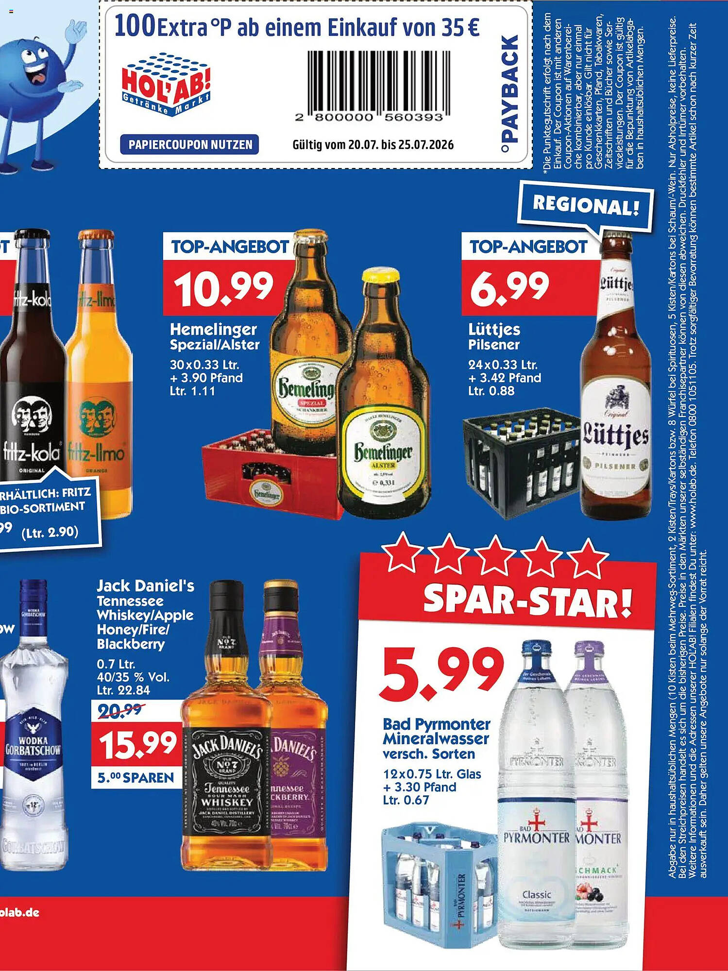 Hol'ab Getränkemarkt Prospekt - Pagina 3