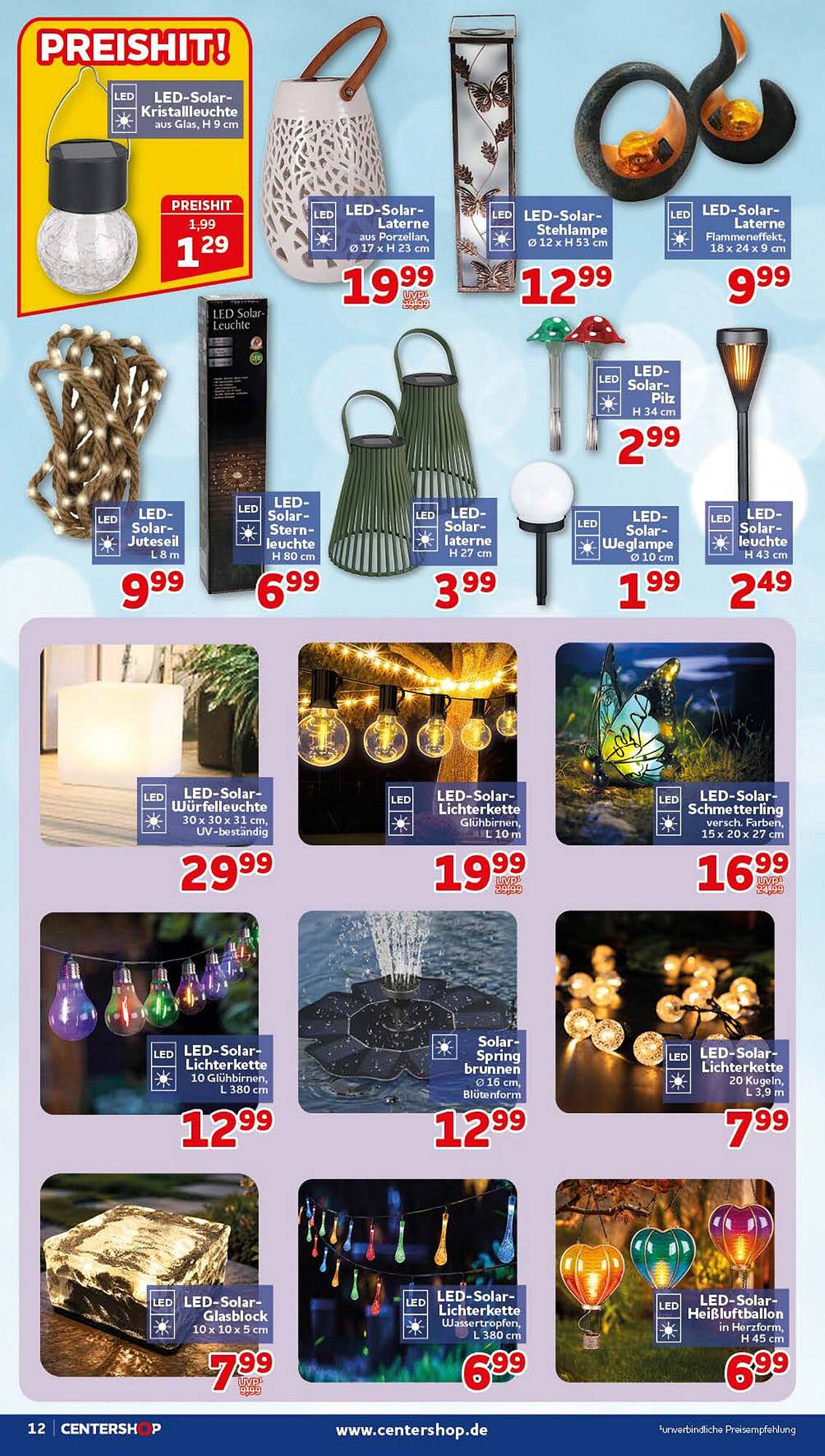 CENTERSHOP Prospekt - Pagina 12