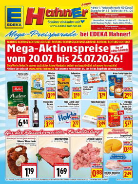 EDEKA Hahner Prospekt
