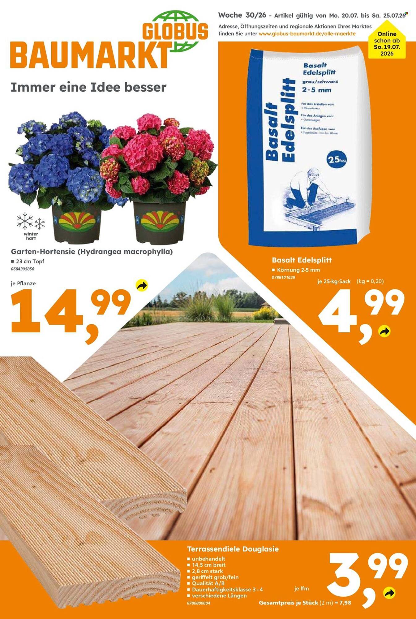 Globus Baumarkt Prospekt - Pagina 1