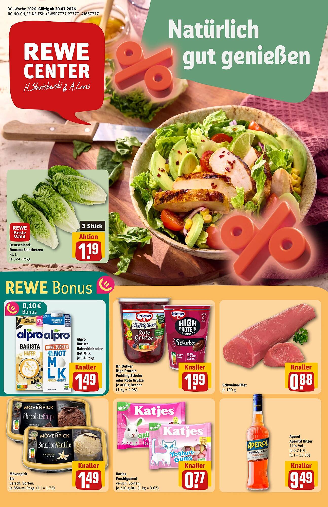 REWE Center Prospekt - Pagina 1