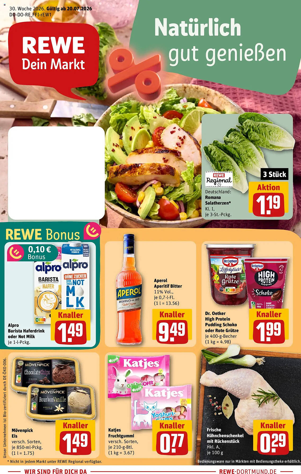 REWE Kaufpark Prospekt - Pagina 1