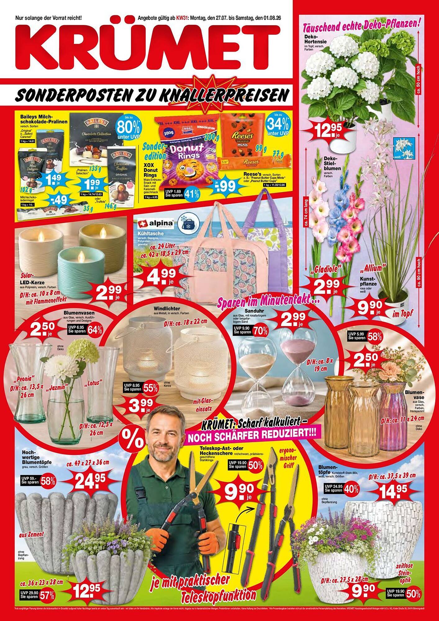 Krümet Sonderposten Prospekt - Pagina 1