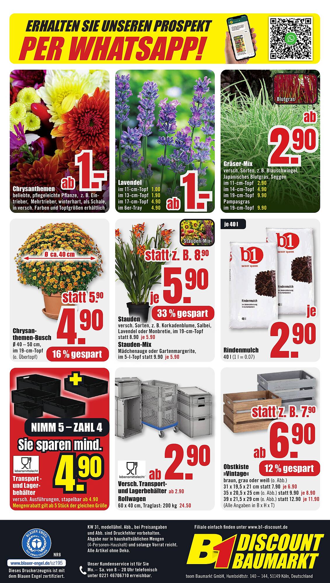 B1 Discount Baumarkt Prospekt - Pagina 12