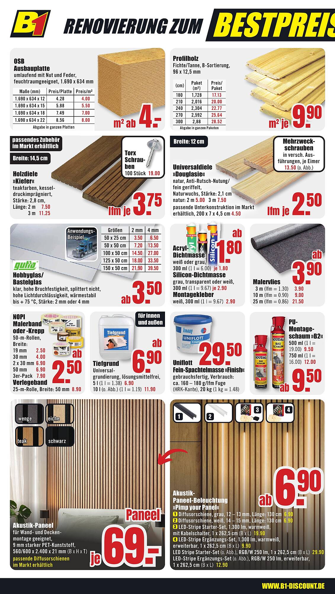 B1 Discount Baumarkt Prospekt - Pagina 8