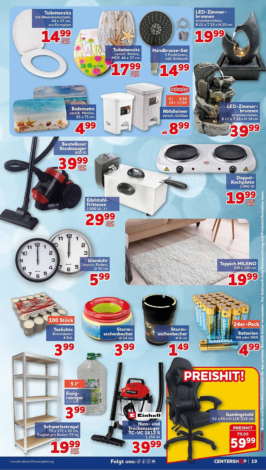 CENTERSHOP Prospekt - Pagina 19