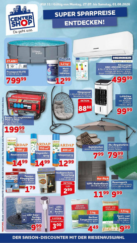 CENTERSHOP Prospekt