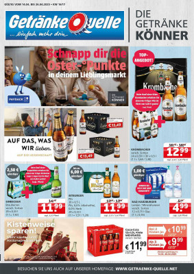 Getränke Quelle Prospekt