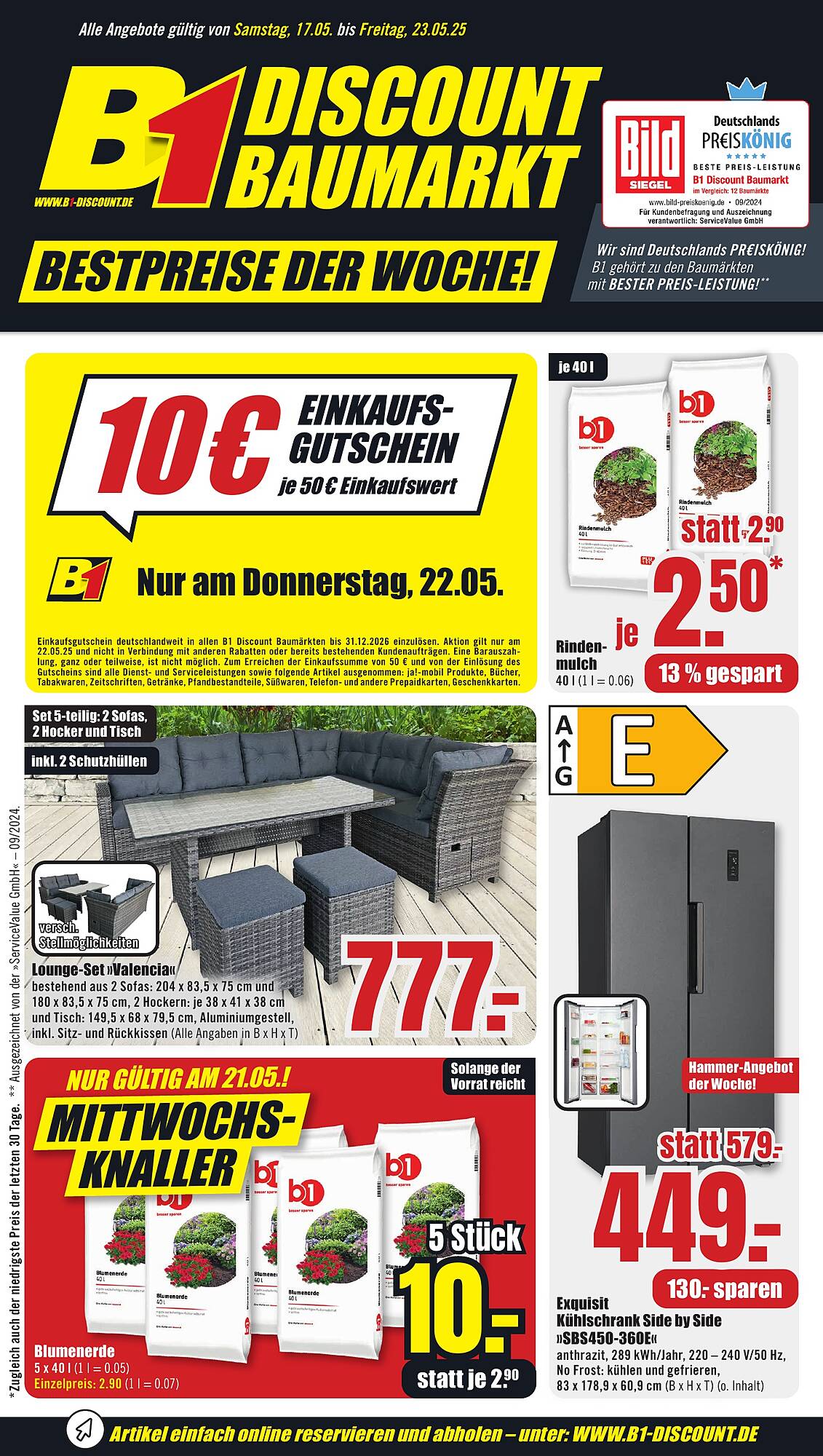 B1 Discount Baumarkt Prospekt