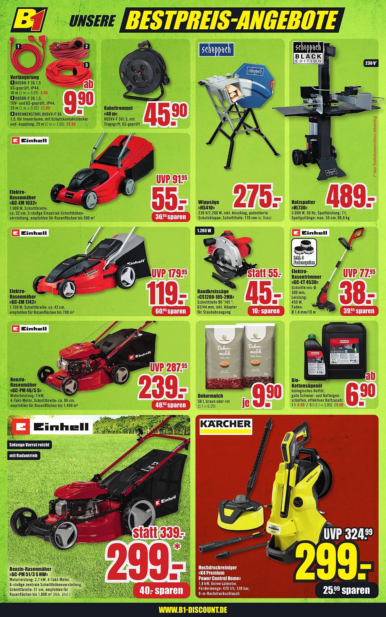 B1 Discount Baumarkt Prospekt
