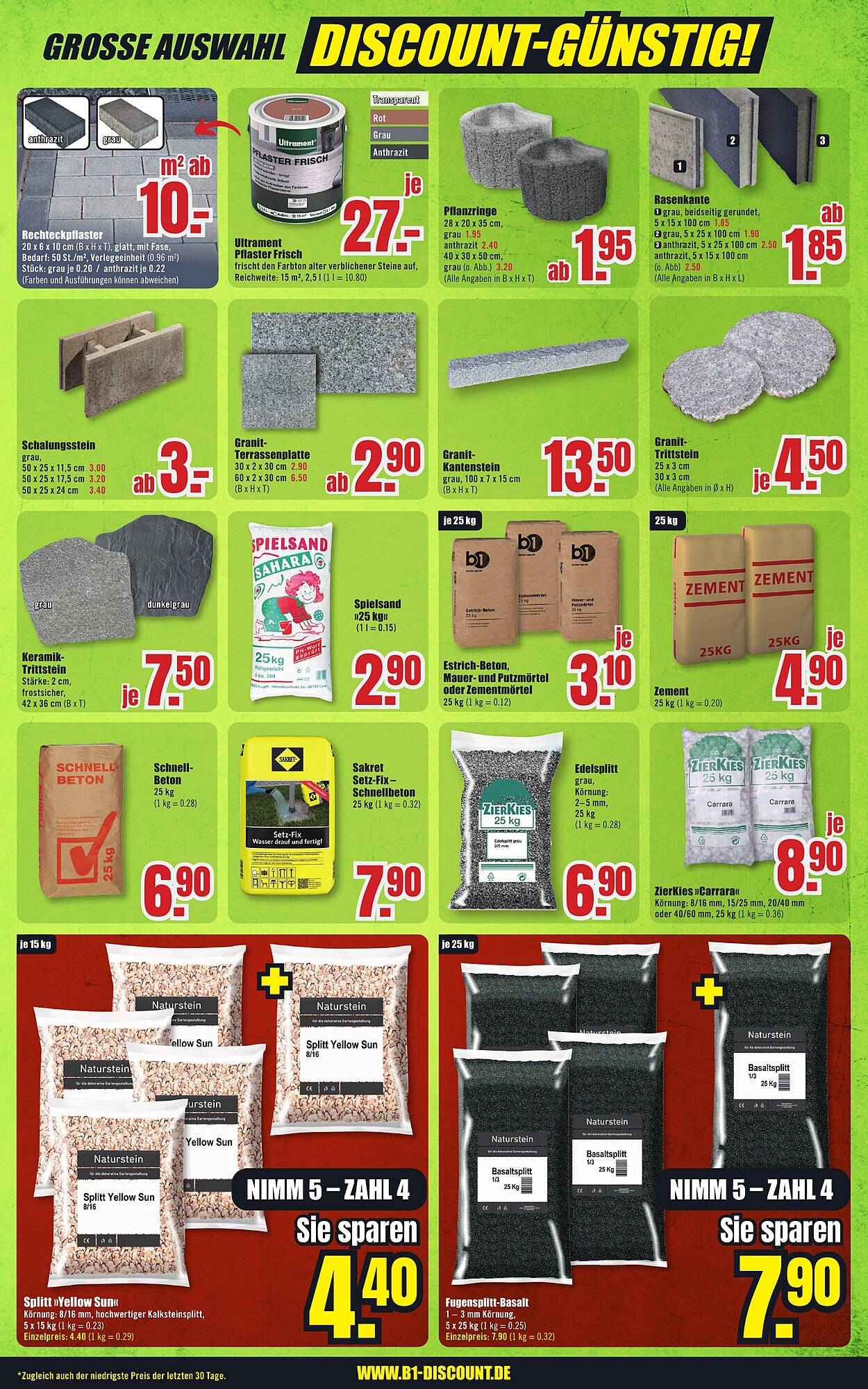 B1 Discount Baumarkt Prospekt