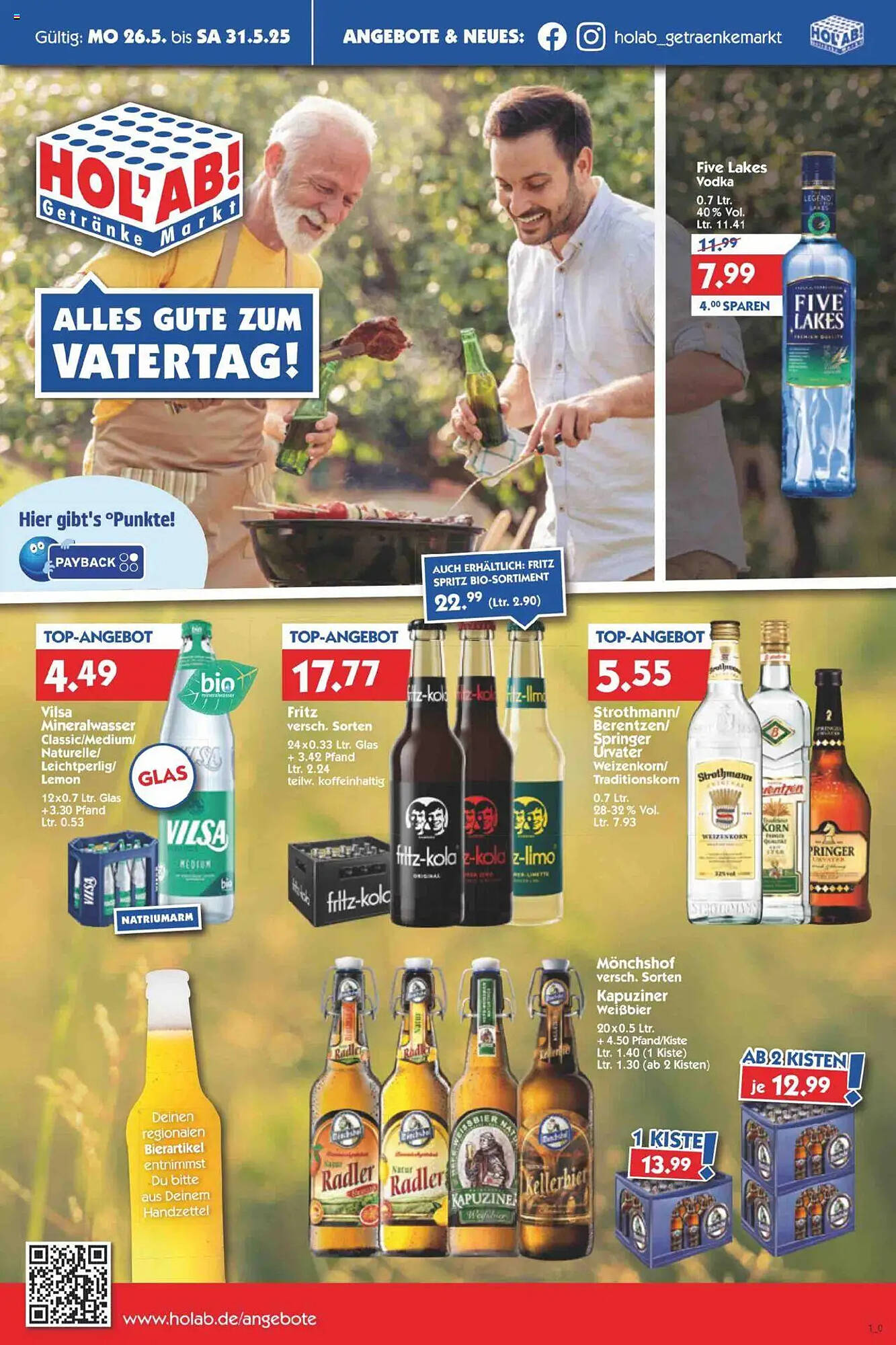 Hol'ab Getränkemarkt Prospekt