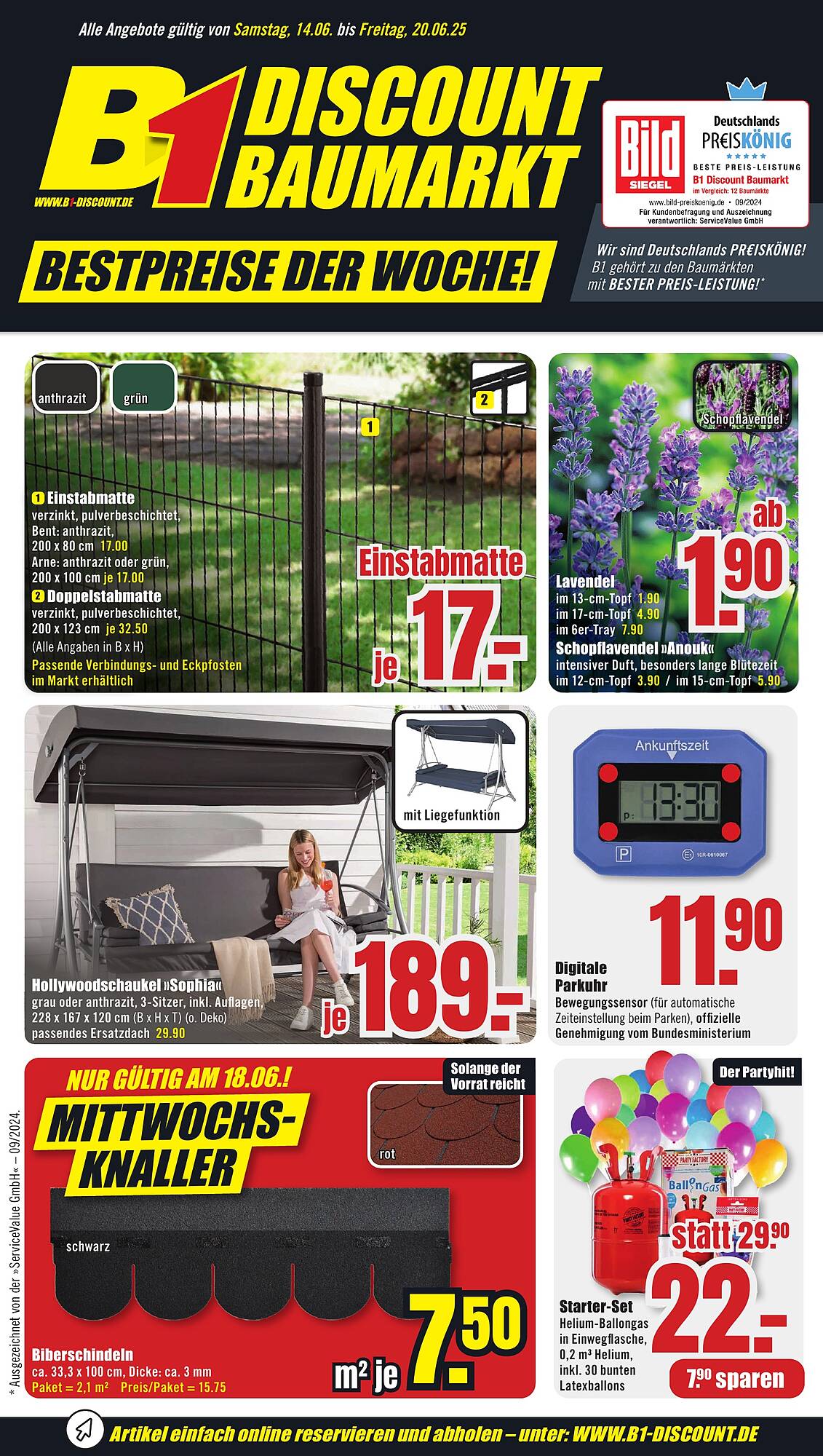 B1 Discount Baumarkt Prospekt