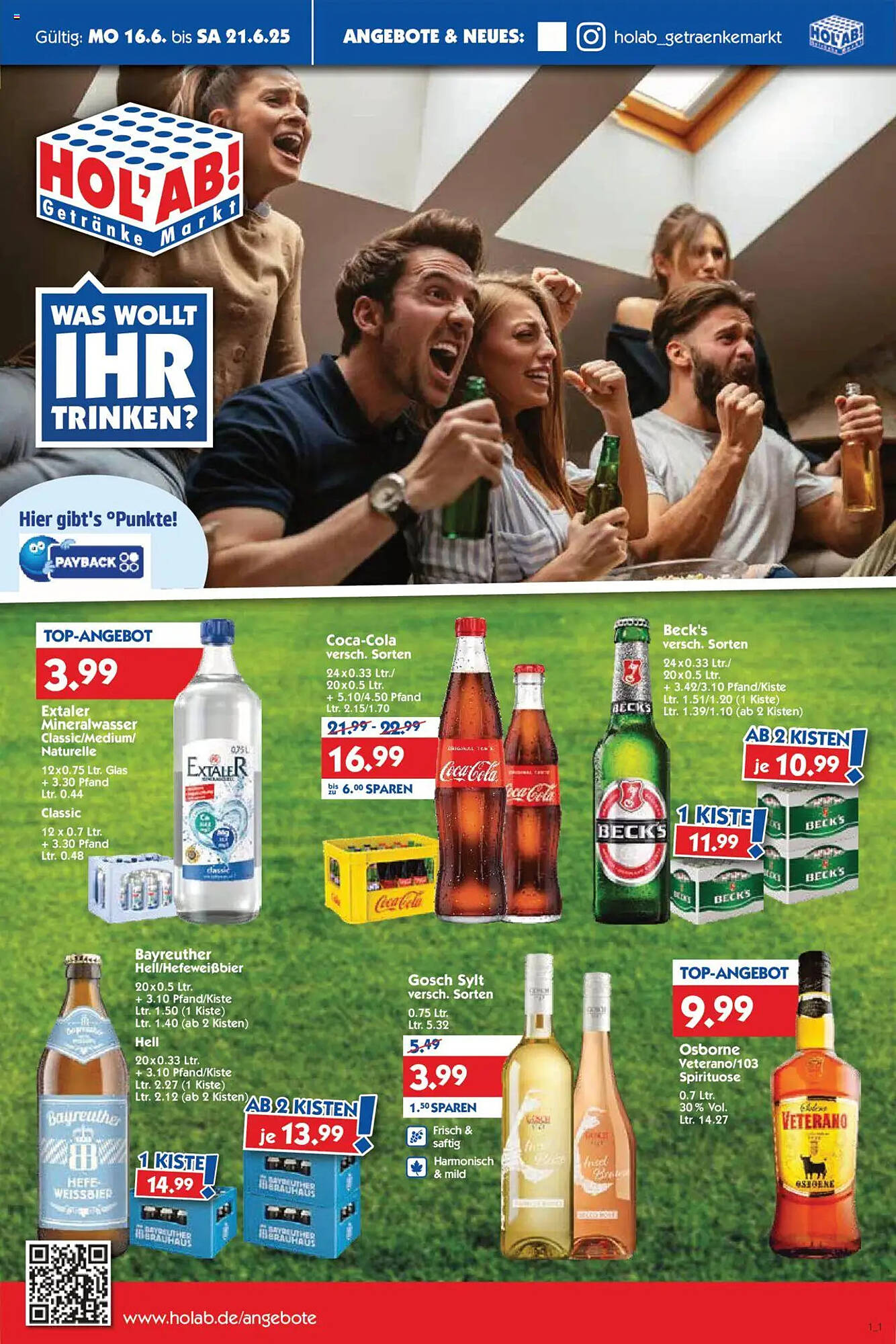 Hol'ab Getränkemarkt Prospekt