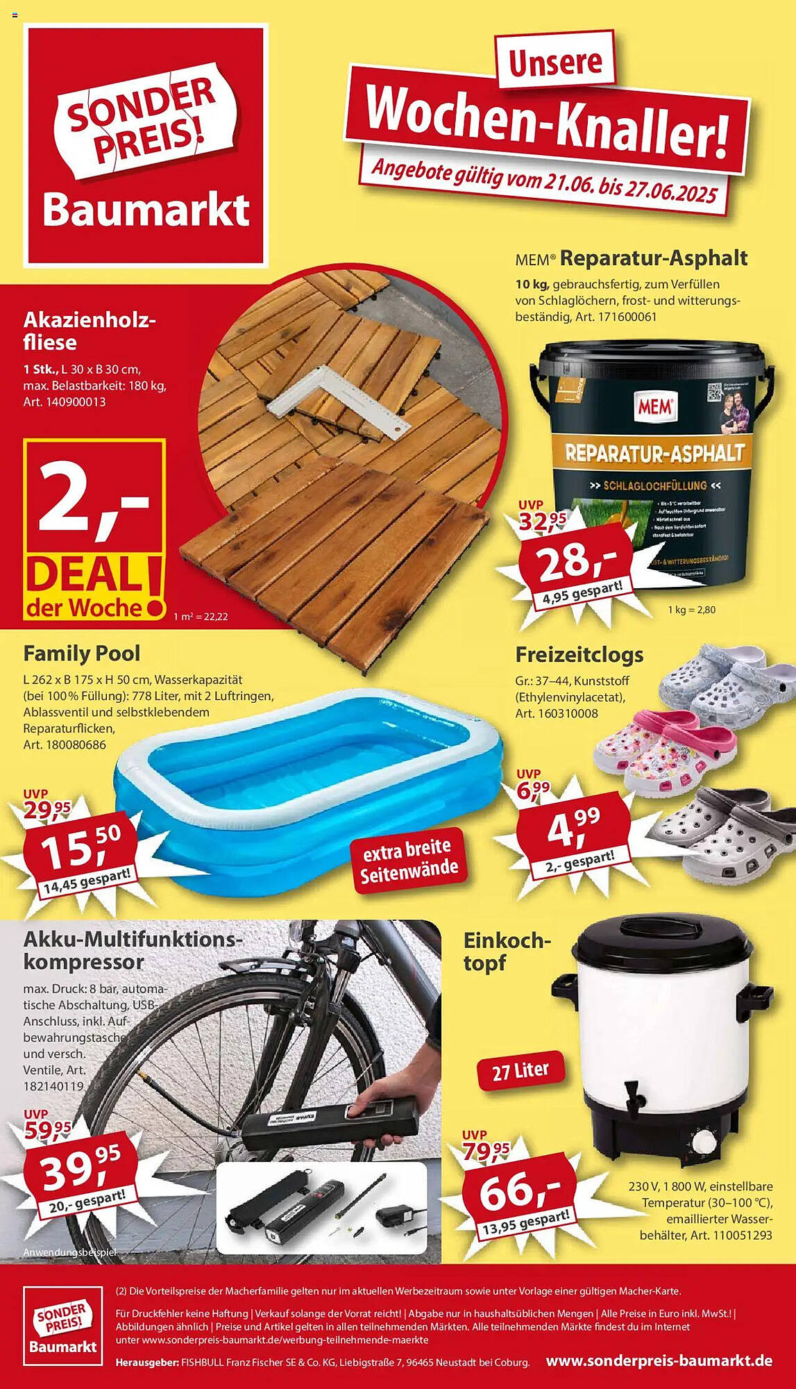 Sonderpreis Baumarkt Prospekt
