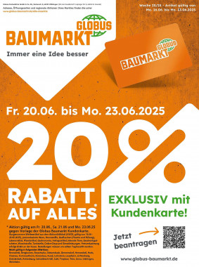 Globus Baumarkt Prospekt