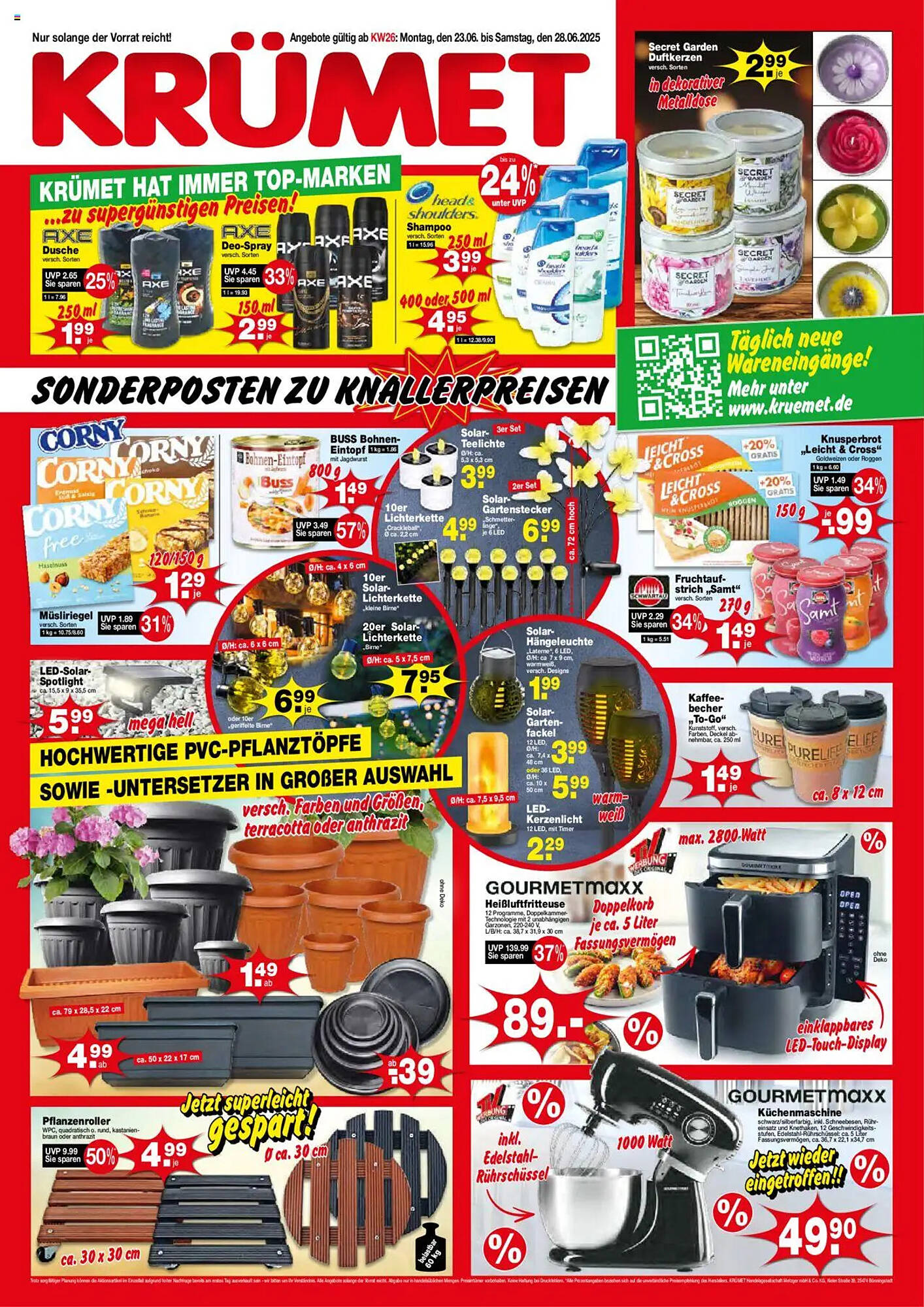 Krümet Sonderposten Prospekt
