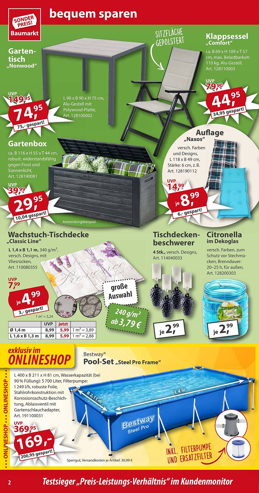 Sonderpreis Baumarkt Prospekt