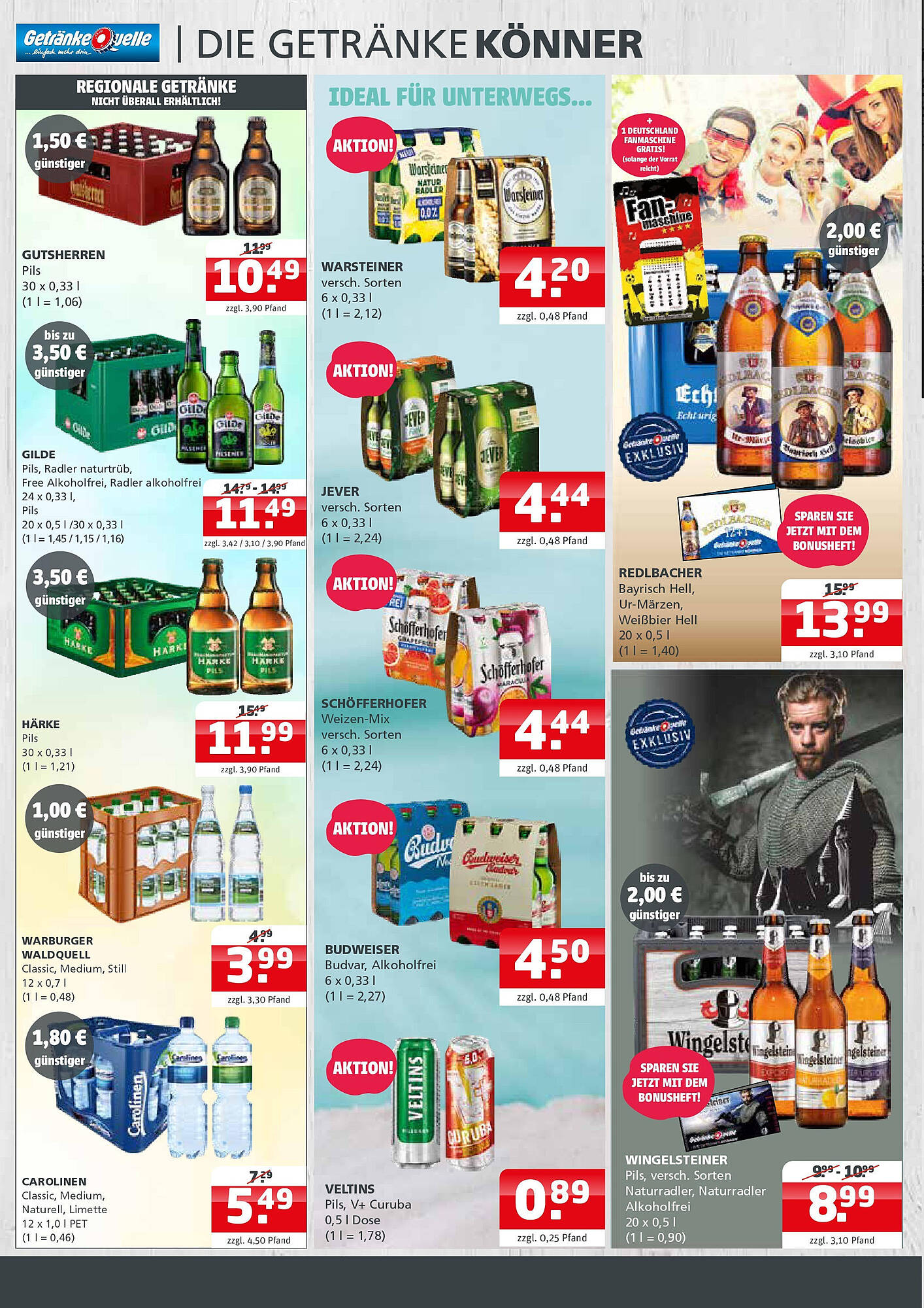 Getränke Quelle Prospekt