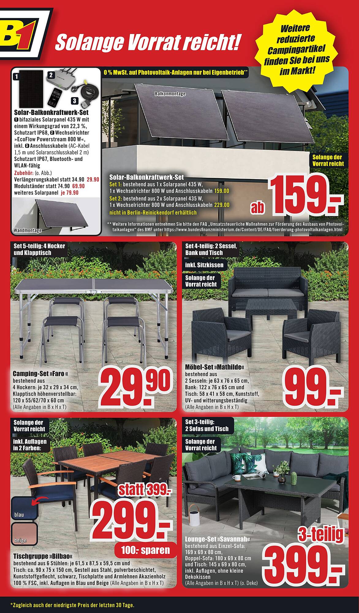 B1 Discount Baumarkt Prospekt