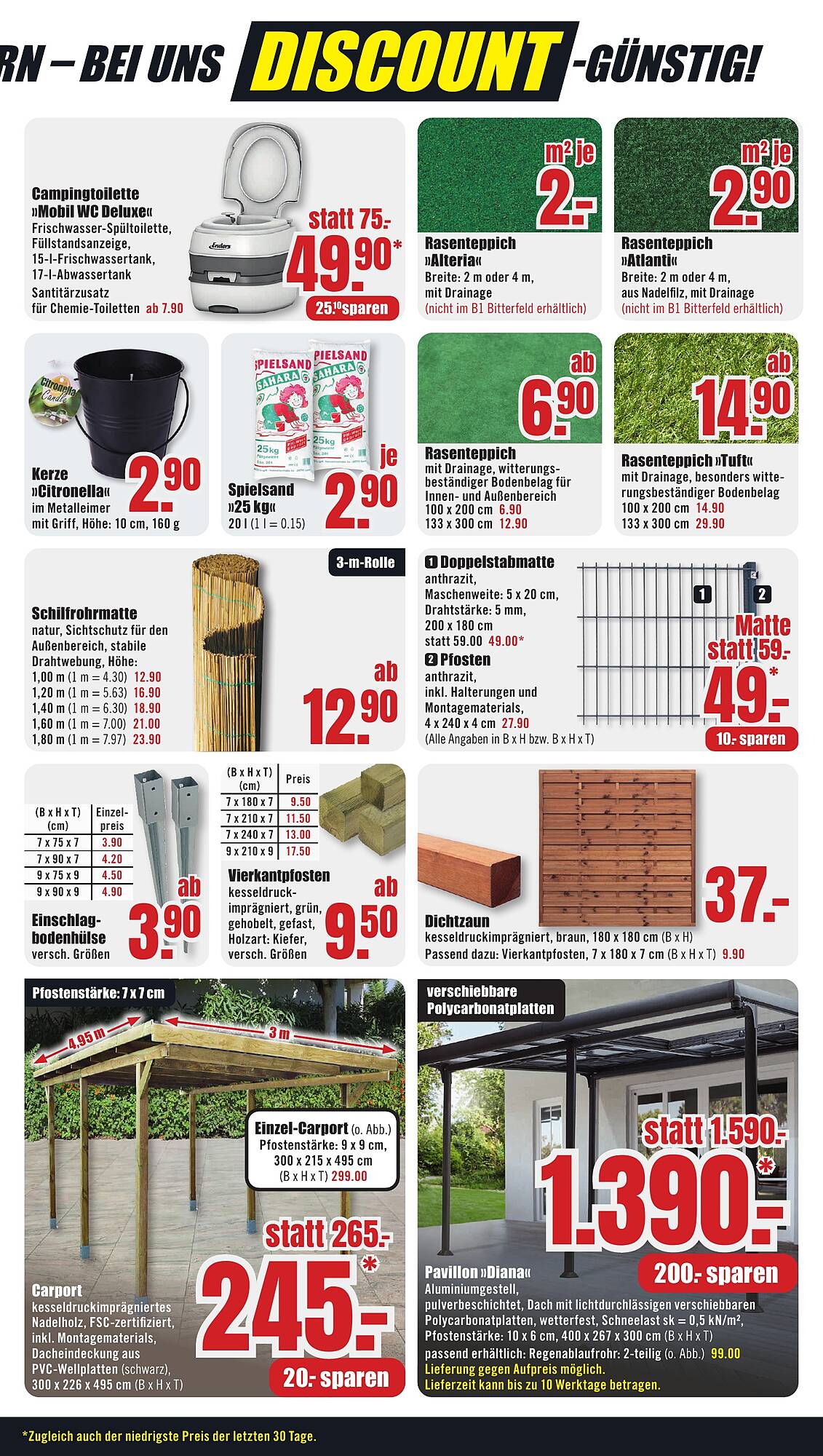 B1 Discount Baumarkt Prospekt