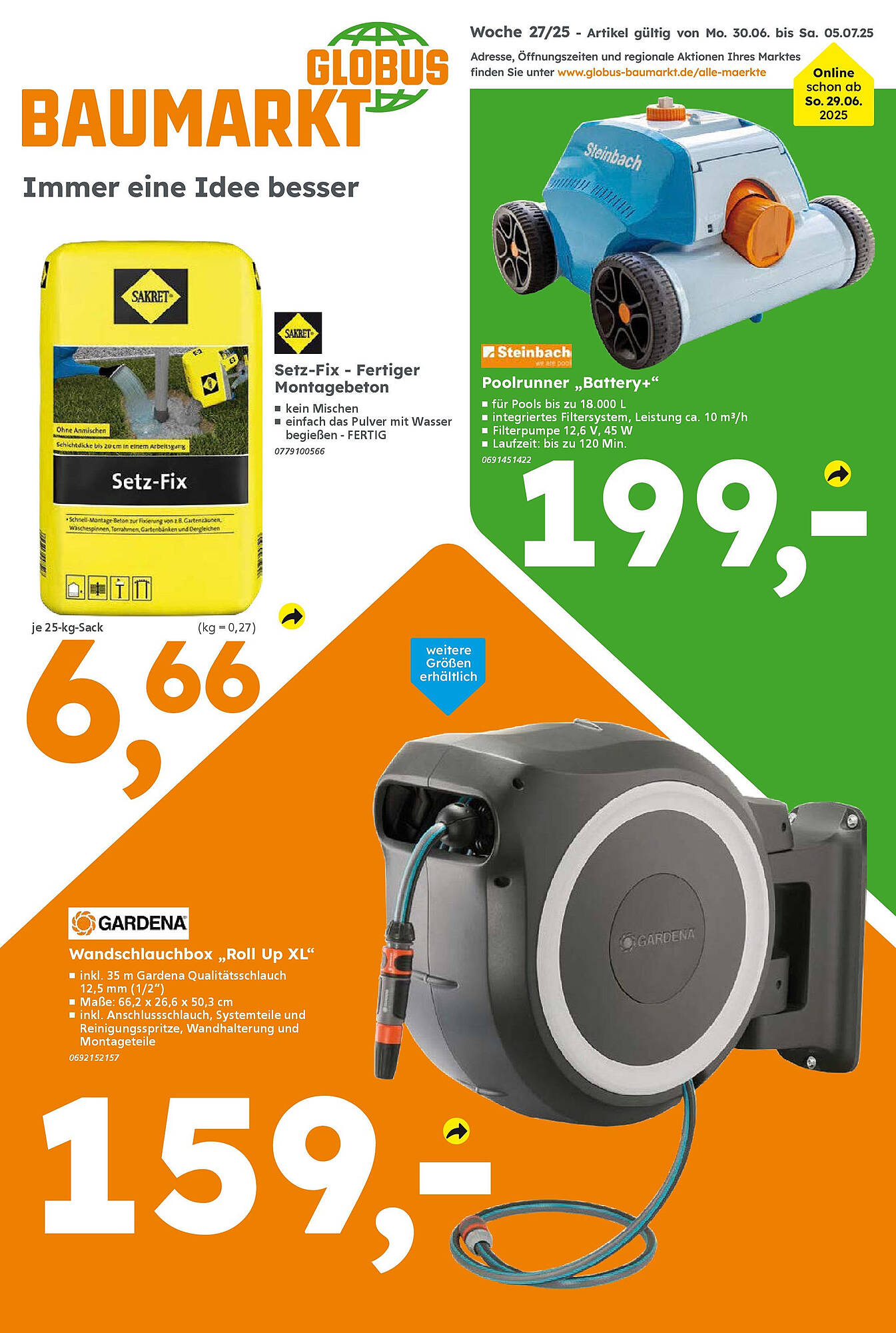 Globus Baumarkt Prospekt