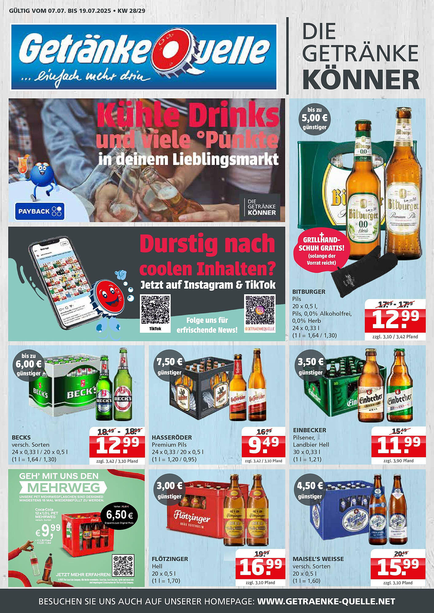 Getränke Quelle Prospekt