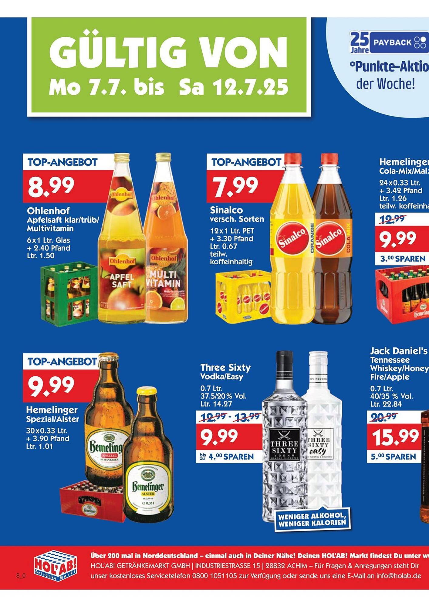 Hol'ab Getränkemarkt Prospekt - Pagina 2