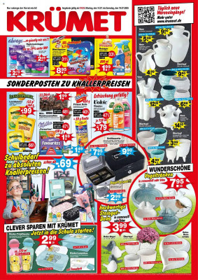 Krümet Sonderposten Prospekt