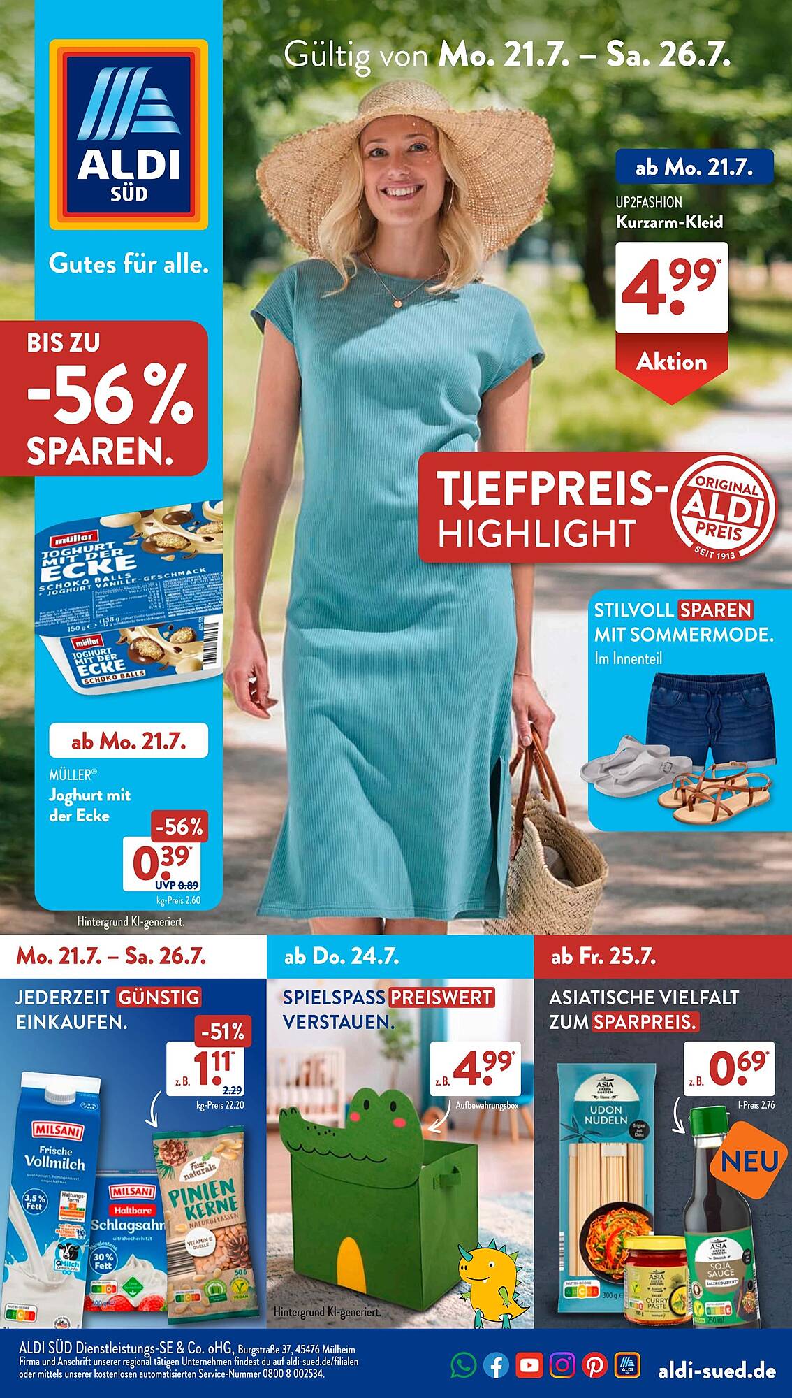 Aldi Süd Prospekt - Pagina 1