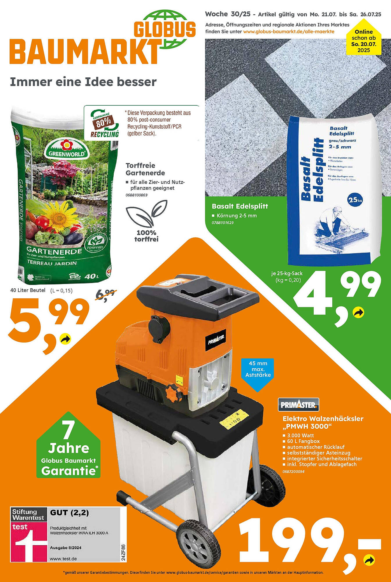 Globus Baumarkt Prospekt - Pagina 1