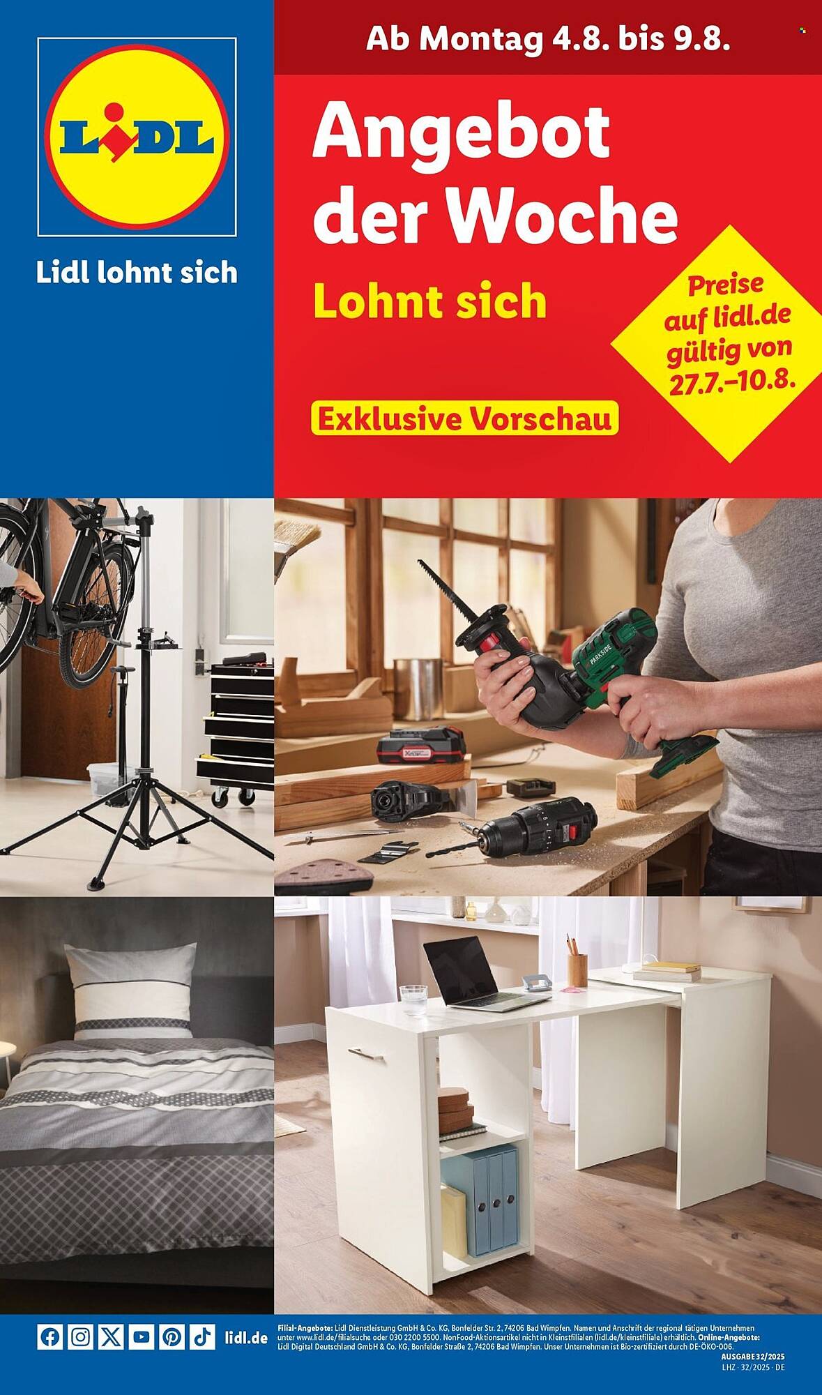 Lidl Prospekt - Pagina 1