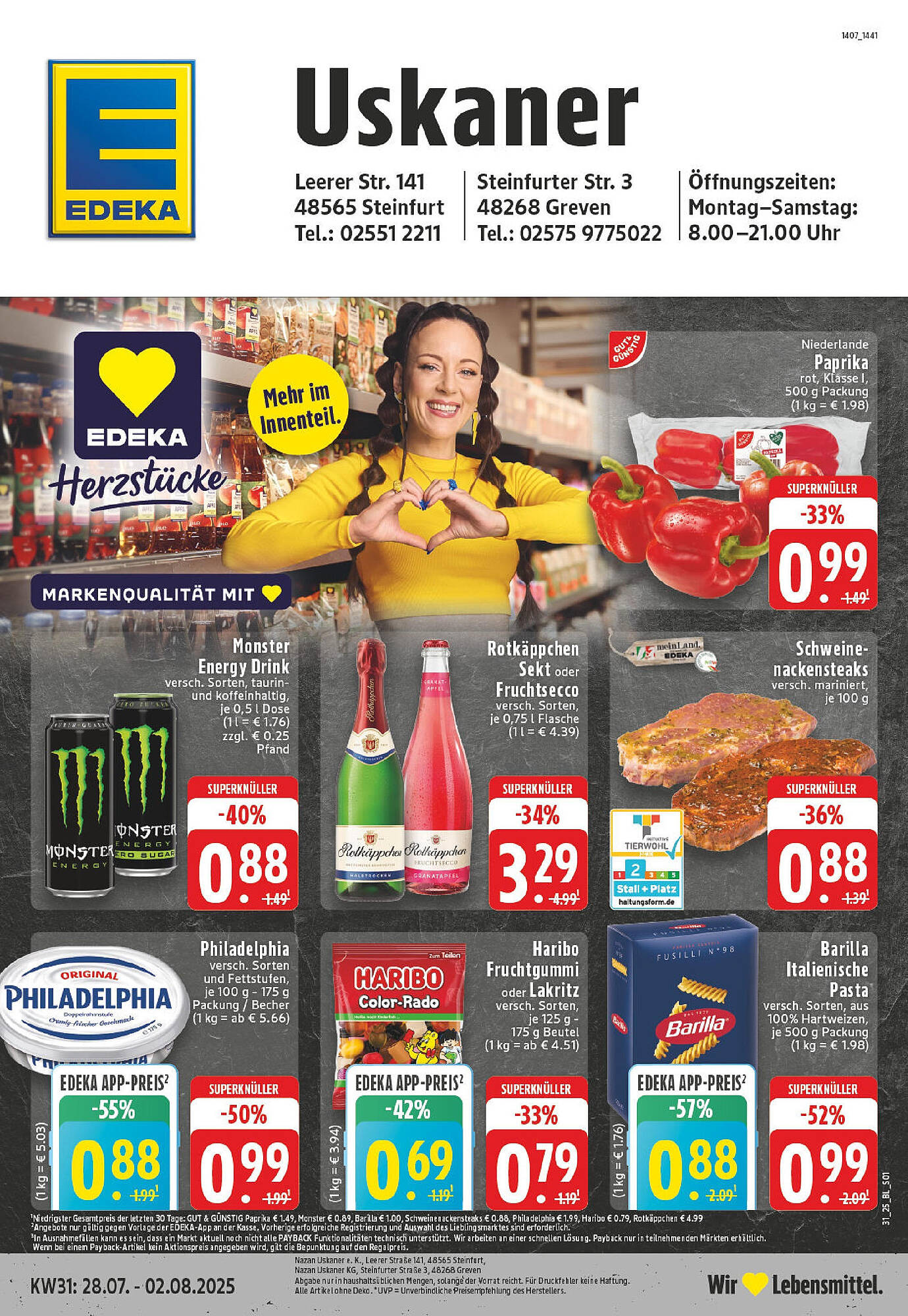 Edeka Prospekt - Pagina 1