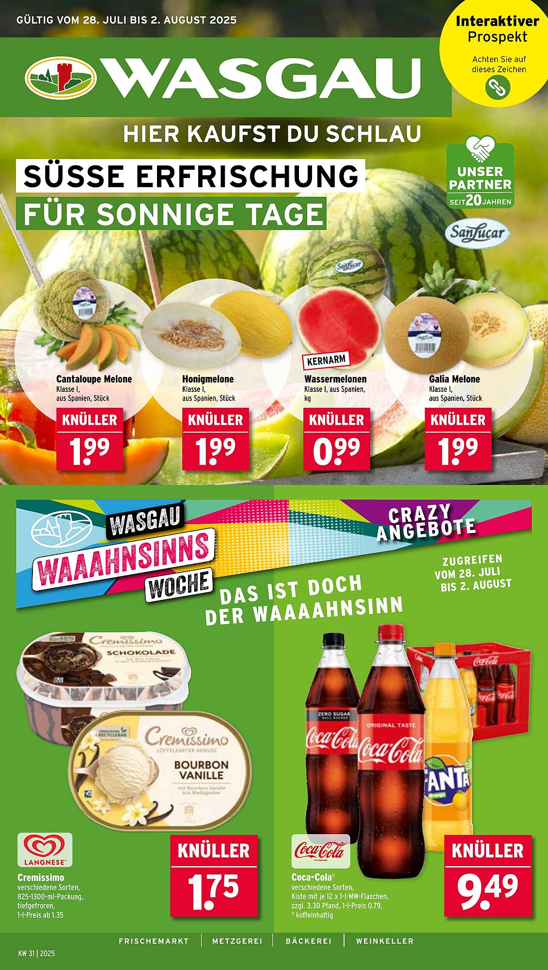 Wasgau Prospekt - Pagina 1