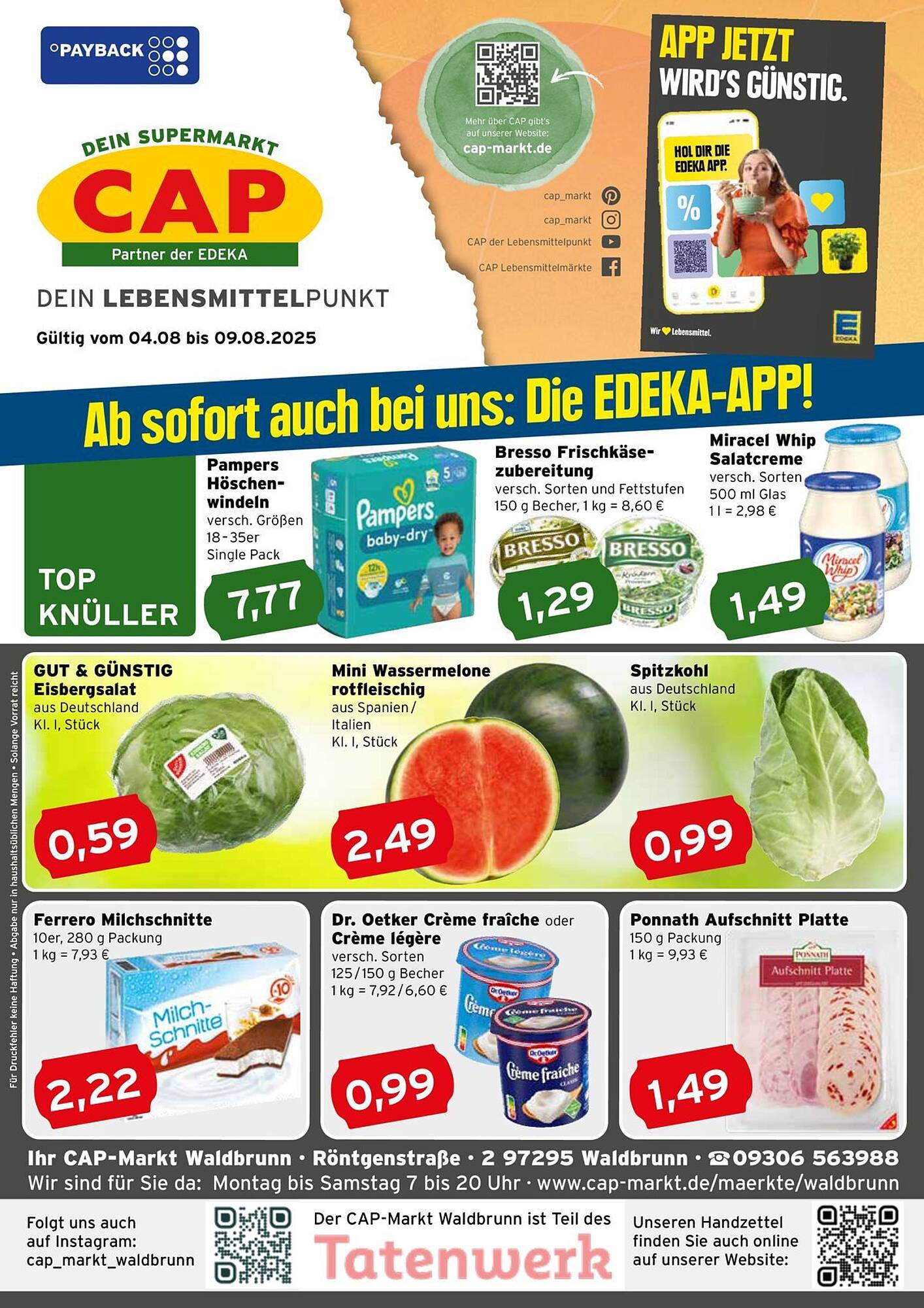 CAP Markt Prospekt - Pagina 1