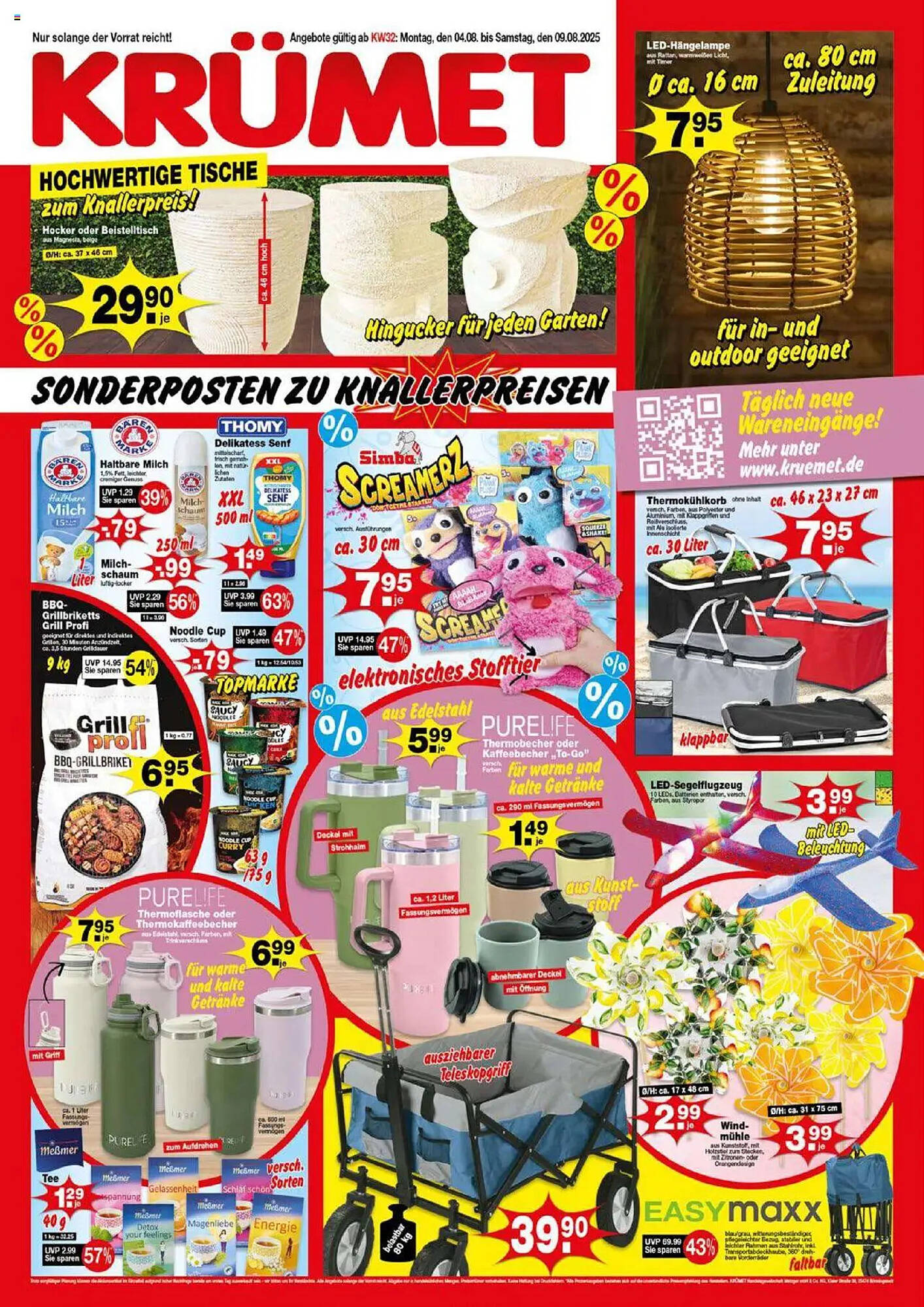 Krümet Sonderposten Prospekt - Pagina 1