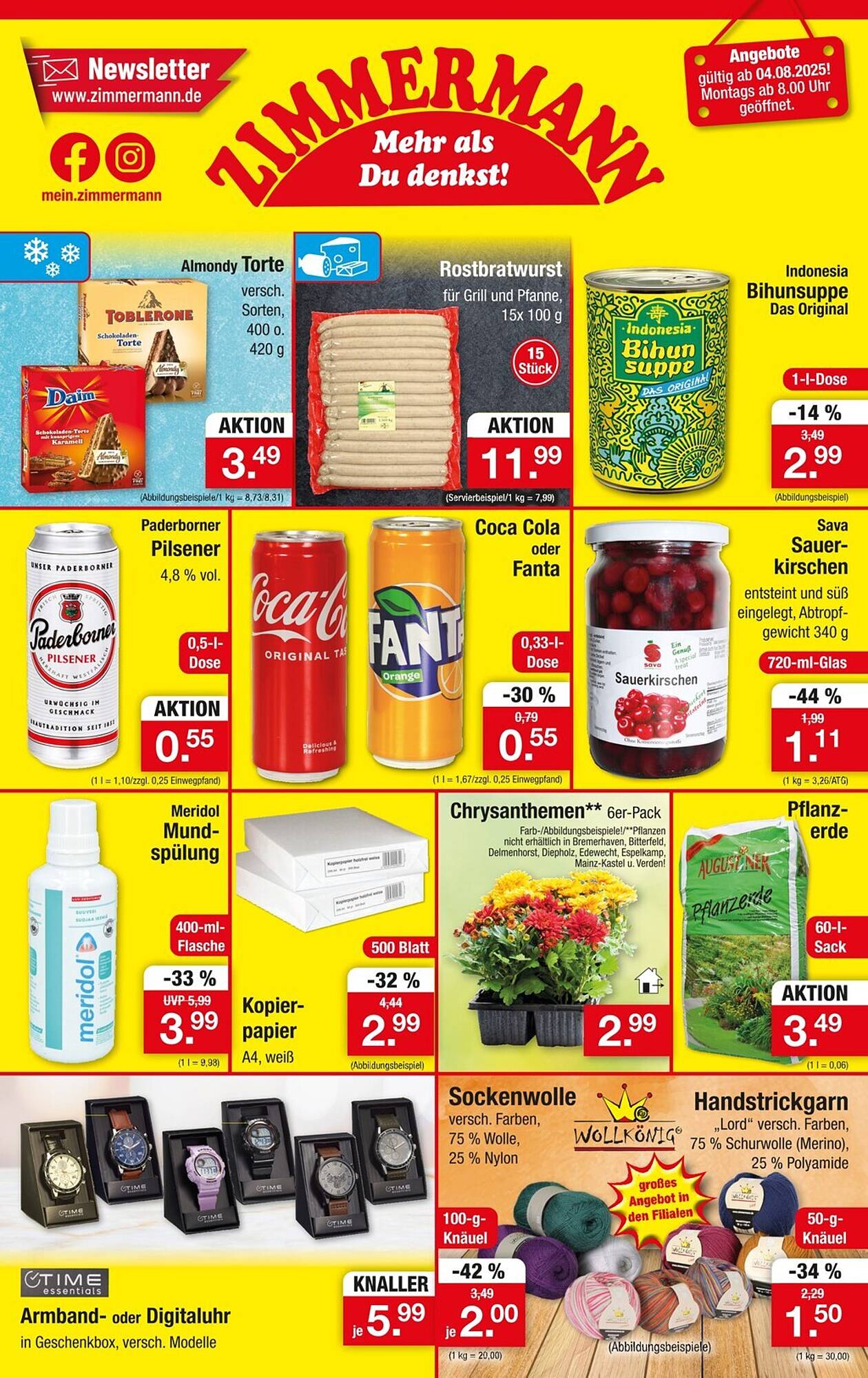 Zimmermann Prospekt - Pagina 1