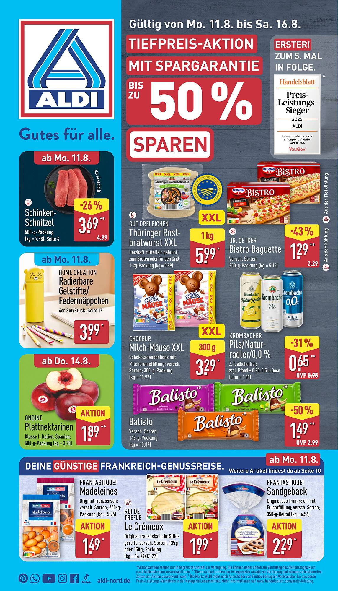 Aldi Nord Prospekt - Pagina 1