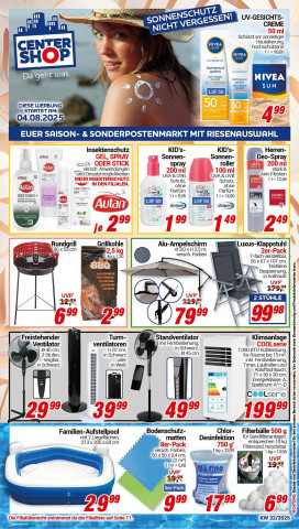 CENTERSHOP Prospekt