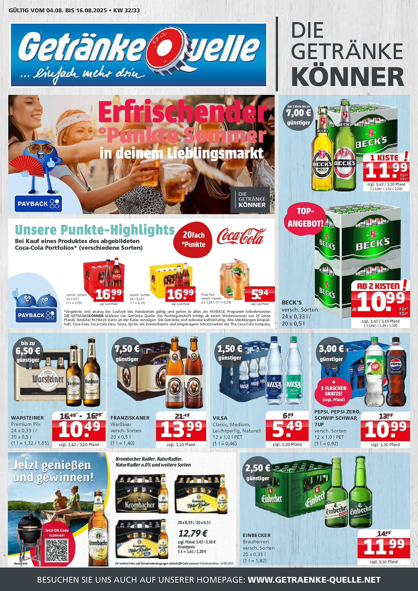 Getränke Quelle Prospekt - Pagina 1