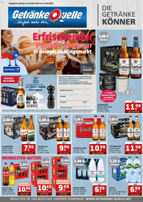 Getränke Quelle Prospekt