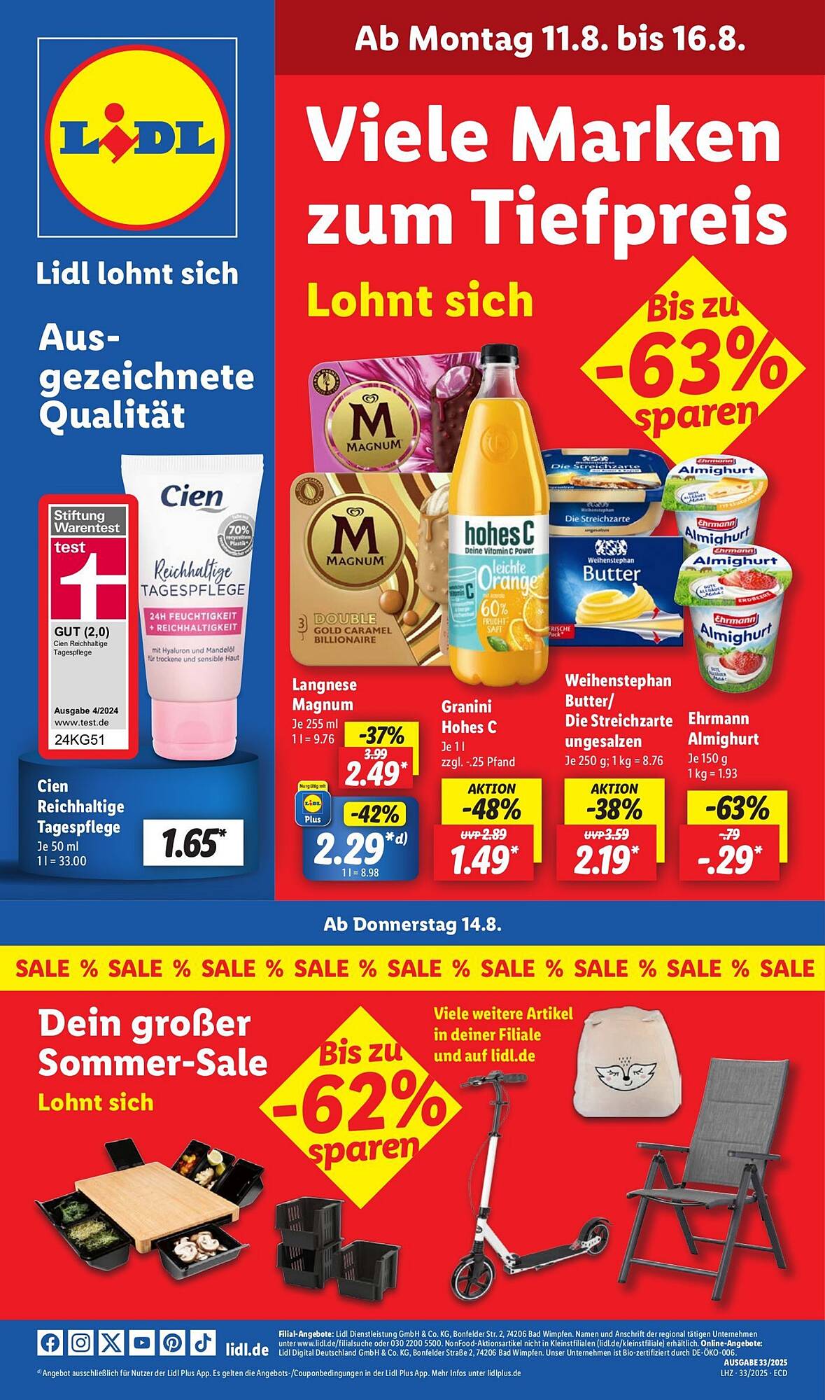 Lidl Prospekt - Pagina 1