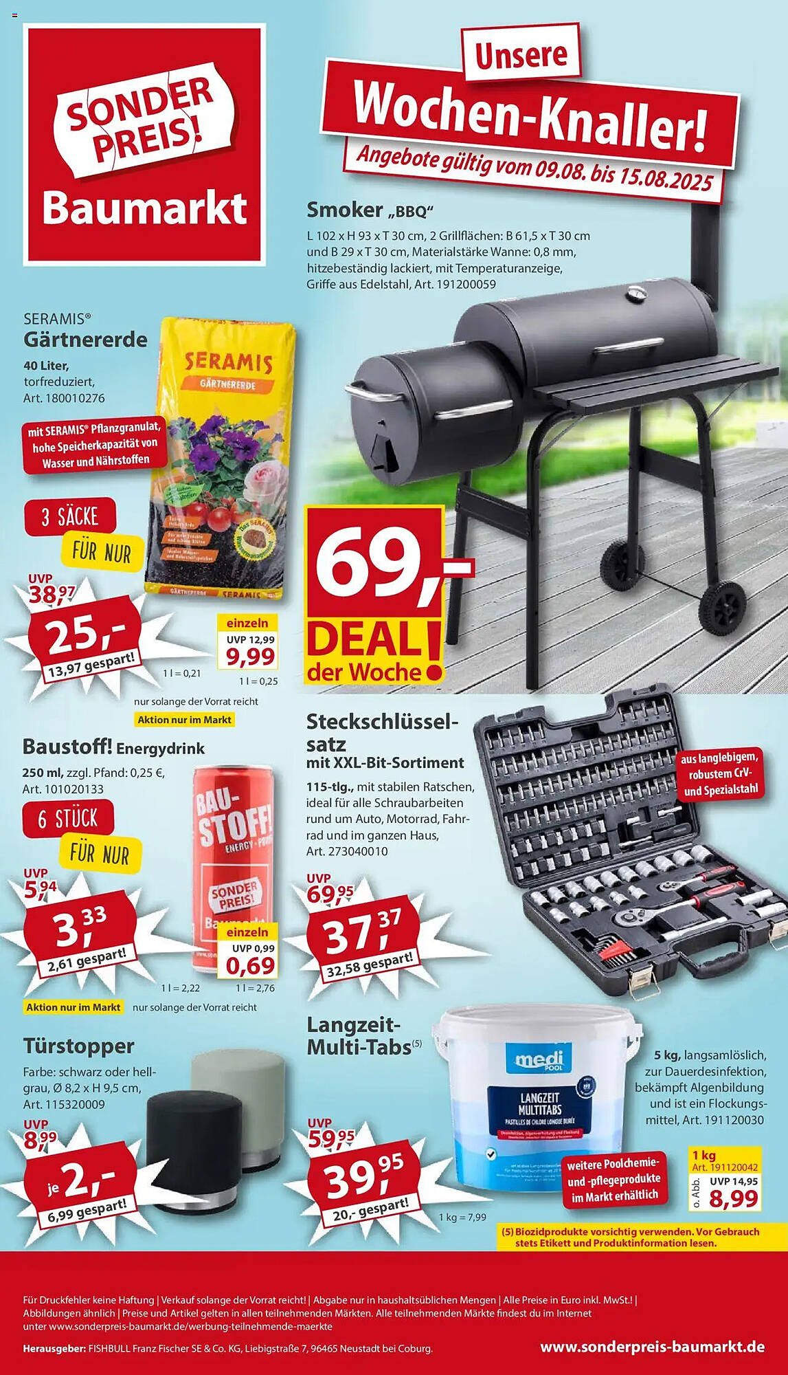 Sonderpreis Baumarkt Prospekt - Pagina 1