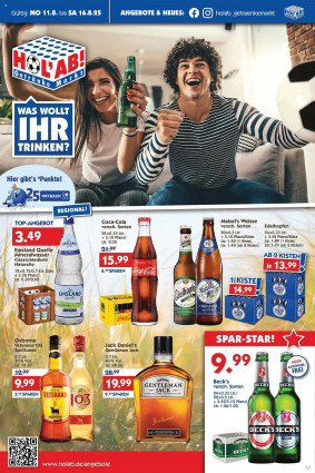 Hol'ab Getränkemarkt Prospekt