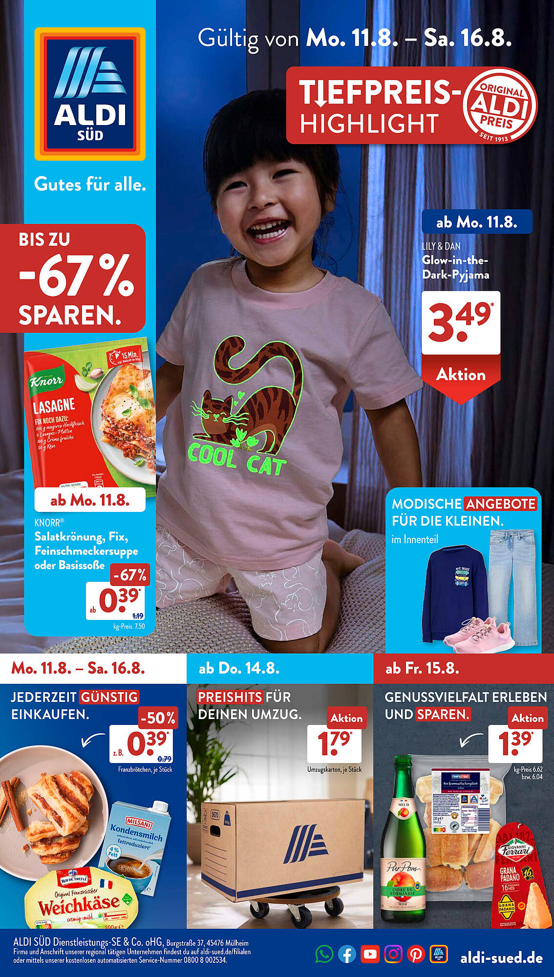 Aldi Süd Prospekt - Pagina 1