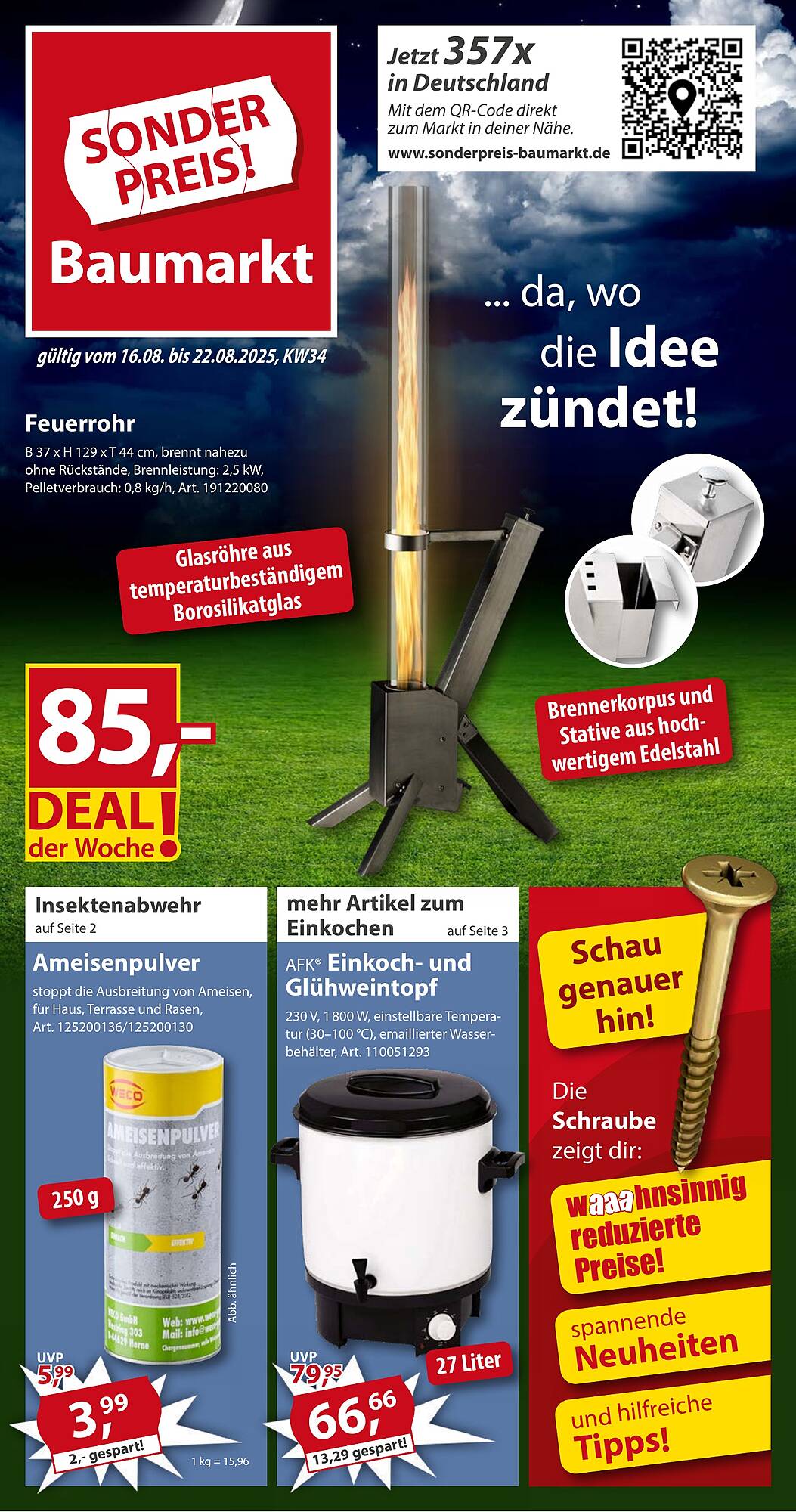 Sonderpreis Baumarkt Prospekt - Pagina 1