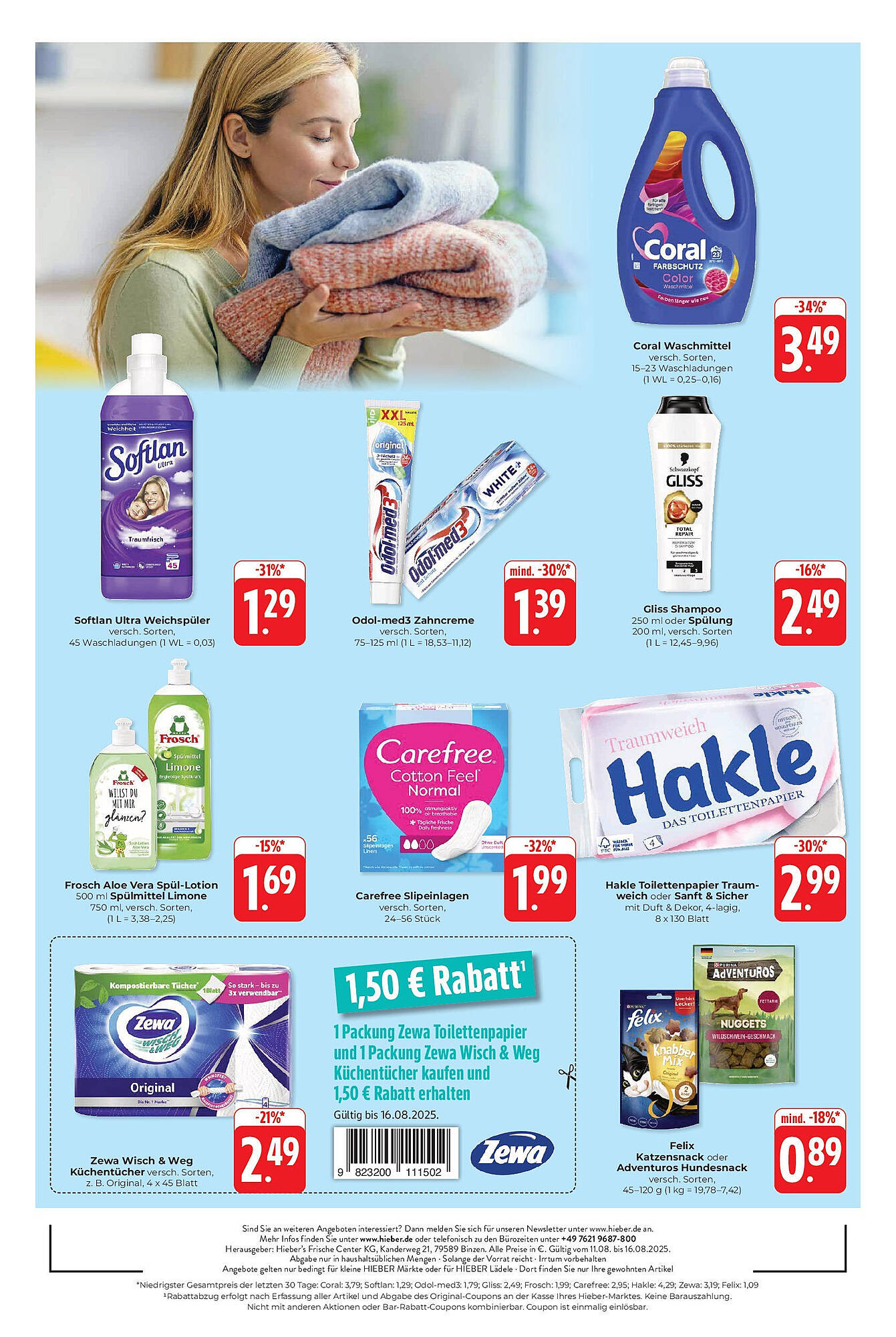 HIEBER Prospekt - Pagina 1